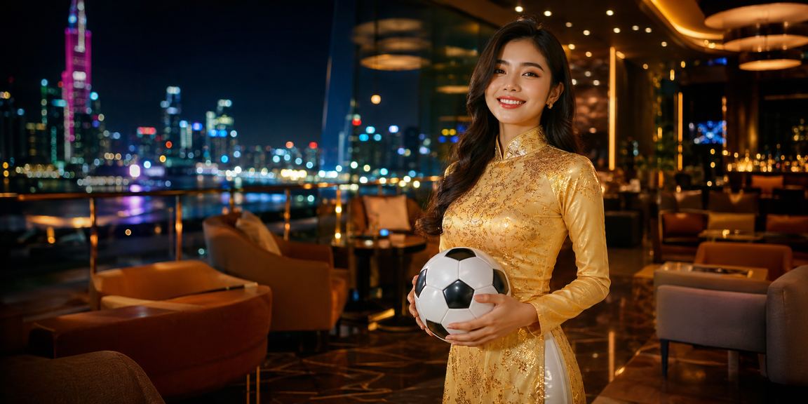 Người chơi cá cược bóng đá tại TP Hồ Chí Minh trong trang phục áo dài truyền thống