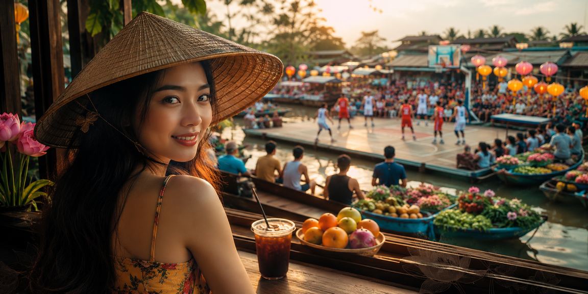 Người chơi cá cược thể thao trên điện thoại tại vùng đồng bằng sông Mekong